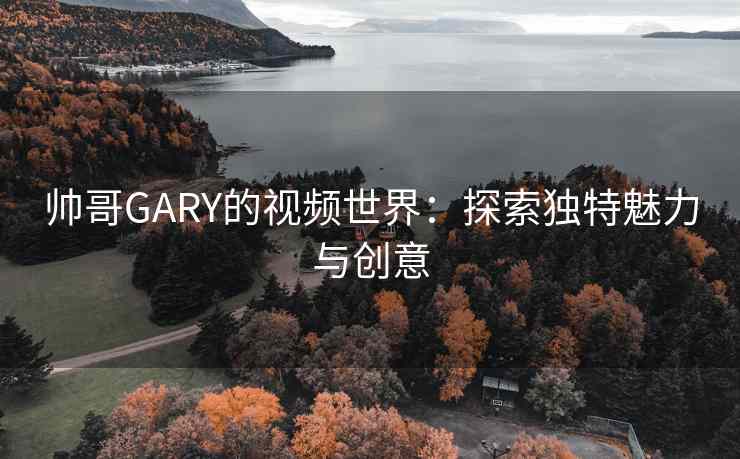 帅哥GARY的视频世界:探索独特魅力与创意 帅哥GARY的视频世界:探索独特魅力与创意